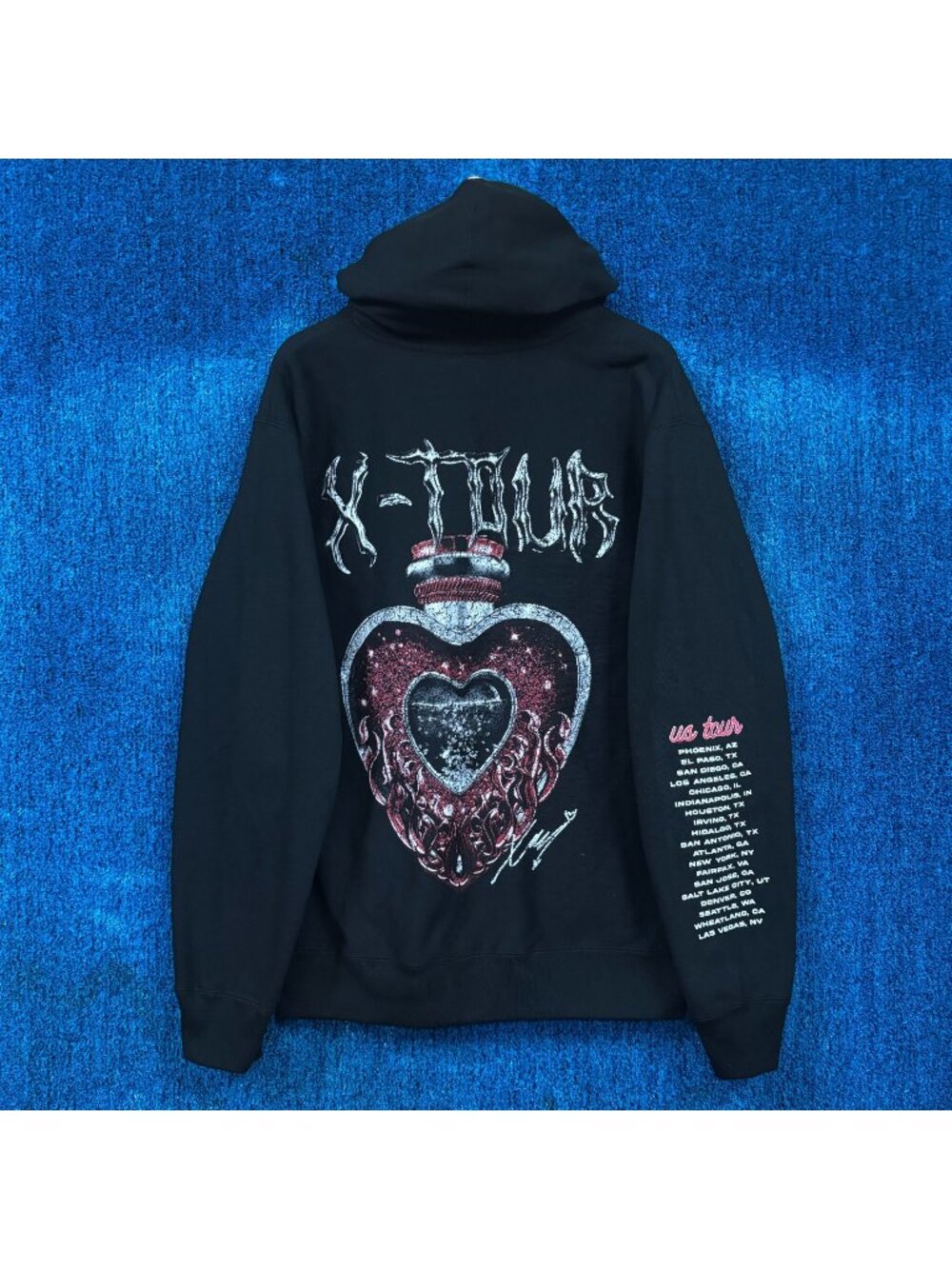 Xavi “X-Tour” Graphic Hoodie Size Extra Large